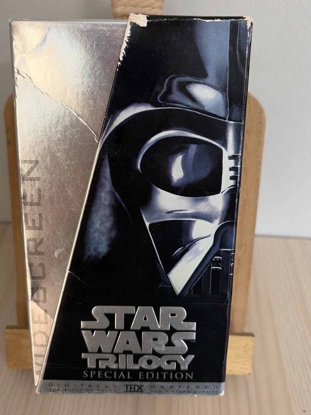 Vintage 1997 VHS Star Wars Silver & Black Trilogy Special Edition Metal Slipcase